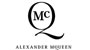 Alexander McQueen papercut-print puff-sleeve dress