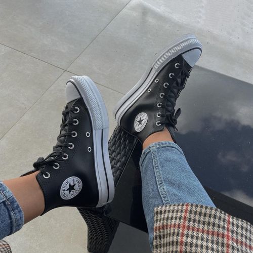 converse skate x millie bobby brown chuck taylor all star black red pink